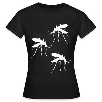 Moskito Mücke Mücken Insekten Insekt Schädling - Frauen T-Shirt - Schwarz - Vorne - AI Model Female 172 dark (172cm)