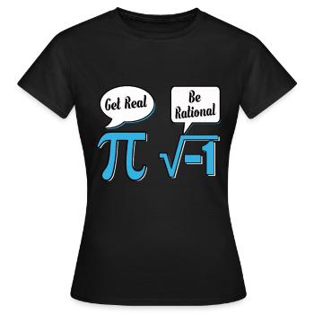 Mathematik Mathe Mathematiker Experiment geschenk - Frauen T-Shirt - Schwarz - Vorne - AI Model Female 172 dark (172cm)