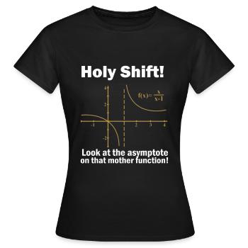 Mathematik Mathe Mathematiker Experiment geschenk - Frauen T-Shirt - Schwarz - Vorne - AI Model Female 172 dark (172cm)