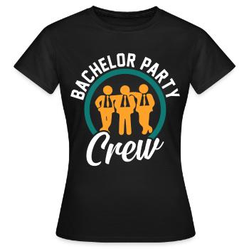 Célibataire Marier Célébrer Célébrer - T-shirt Femme - noir - Devant - AI Model Female 172 dark (172cm)