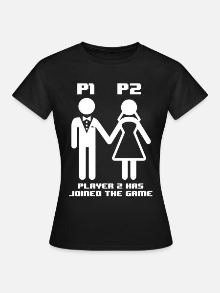 Junggesellenabschied Gamer Konsole PC Geschenk - Frauen T-Shirt - Schwarz