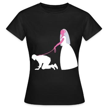 hen - Women's T-Shirt - black - Front - AI Model Female 172 dark (172cm)