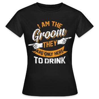 Célibataire - T-shirt Femme - noir - Devant - AI Model Female 172 dark (172cm)