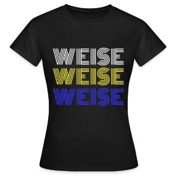 Klugscheisser Klugscheißer Klugscheiser - Frauen T-Shirt - Schwarz - Vorne - AI Model Female 172 dark (172cm)