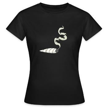 Joint Tüte - Frauen T-Shirt - Schwarz - Vorne - AI Model Female 172 dark (172cm)