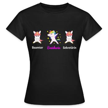 Erzieherin Kindergärtnerin - Frauen T-Shirt - Schwarz - Vorne - AI Model Female 172 dark (172cm)
