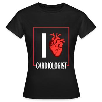 Arzt Doktor Medizin Chirurg Mediziner Geschenk - Frauen T-Shirt - Schwarz - Vorne - AI Model Female 172 dark (172cm)