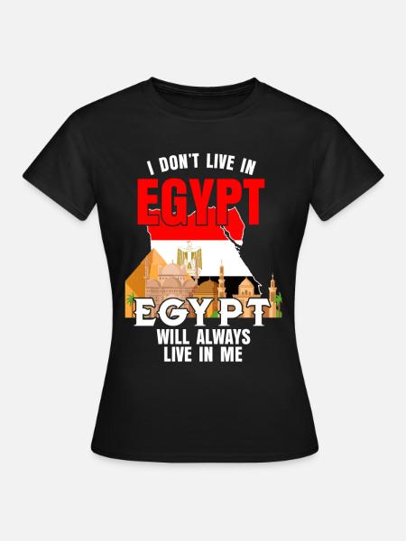 Ägypten - Frauen T-Shirt - Schwarz