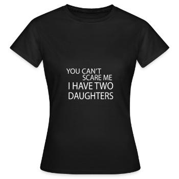 Father's Day Daddy Daddy Daddy Dad Dad Daddy - Women's T-Shirt - black - Front - AI Model Female 172 dark (172cm)