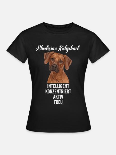 Rhodesian Ridgeback Hund - Frauen T-Shirt - Schwarz