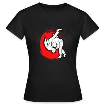 Judo Judoka Judo combat de judo Judo Formation de judo - T-shirt Femme - noir - Devant - AI Model Female 172 dark (172cm)