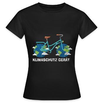 Les vendredis de la protection de l'environnement pour l'avenir - T-shirt Femme - noir - Devant - AI Model Female 172 dark (172cm)