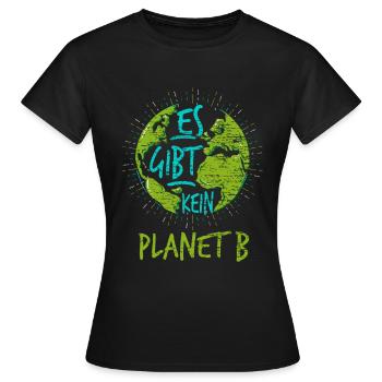 Fridays for Future - Women's T-Shirt - black - Front - AI Model Female 172 dark (172cm)