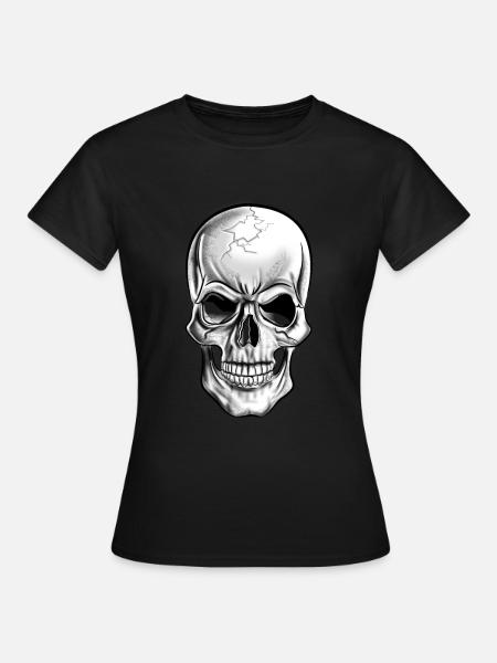 Crâne, crâne, crâne, crâne - T-shirt Femme - noir