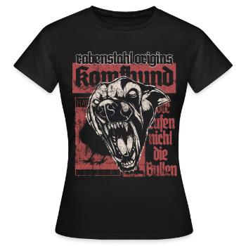 Kampfhund - Frauen T-Shirt - Schwarz - Vorne - AI Model Female 172 dark (172cm)