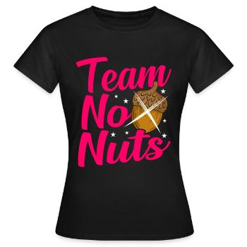 Team No Nuts Frauenmannschaft Frauen Gang - Frauen T-Shirt - Schwarz - Vorne - AI Model Female 172 dark (172cm)