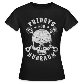 Greta Klimaschutz Politik - Frauen T-Shirt - Schwarz - Vorne - AI Model Female 172 dark (172cm)