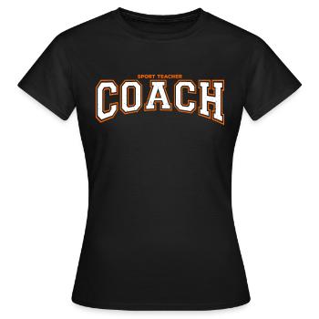 Professeur de sport passe-temps sport loisir cadeau - T-shirt Femme - noir - Devant - AI Model Female 172 dark (172cm)
