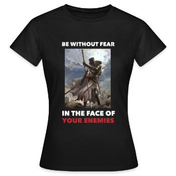 Le christianisme cadeau - T-shirt Femme - noir - Devant - AI Model Female 172 dark (172cm)
