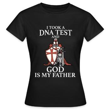 Le christianisme cadeau - T-shirt Femme - noir - Devant - AI Model Female 172 dark (172cm)