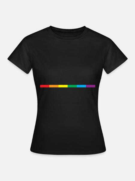 Cadeau Gay Pride - T-shirt Femme - noir