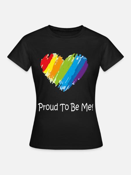 Gay Pride Geschenk - Frauen T-Shirt - Schwarz