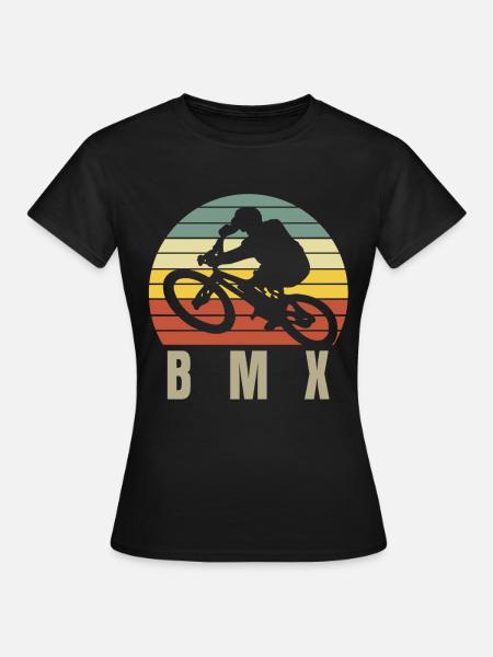 BMX - Dame-T-shirt - sort