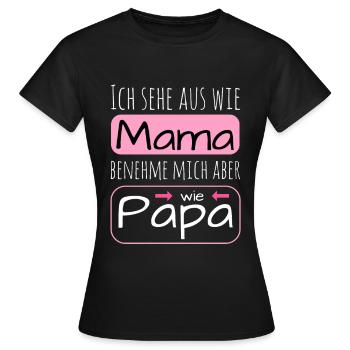 lustiger Spruch für Kinder Geschenk - Frauen T-Shirt - Schwarz - Vorne - AI Model Female 172 dark (172cm)