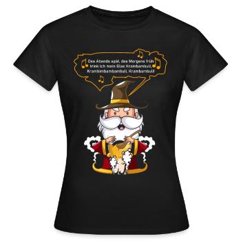 Krambambuli | Couleur Student | fraternity - Women's T-Shirt - black - Front - AI Model Female 172 dark (172cm)