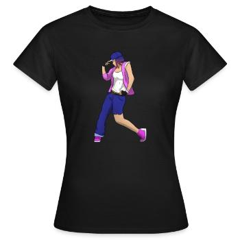 Dancer Dancer - Women's T-Shirt - black - Front - AI Model Female 172 dark (172cm)
