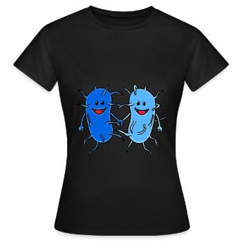 Bacteria Cleaning Cleaning Cleaning Cleaning Lady Household - Women's T-Shirt - black - Front - AI Model Female 172 dark (172cm)
