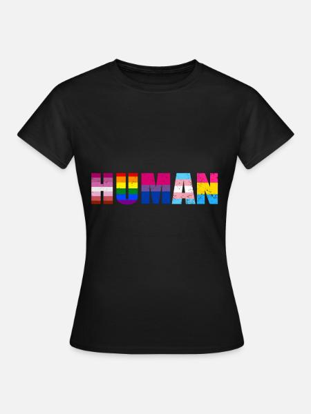 Regalo del orgullo gay - Dame-T-shirt - sort