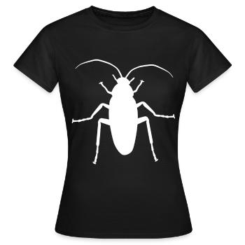 Schabe Kakerlake Ungeziefer Insekt Schädling Panik - Frauen T-Shirt - Schwarz - Vorne - AI Model Female 172 dark (172cm)