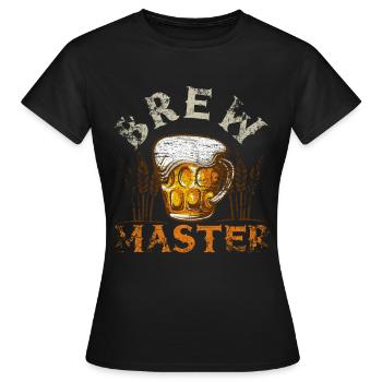 Brew Master - Women's T-Shirt - black - Front - AI Model Female 172 dark (172cm)