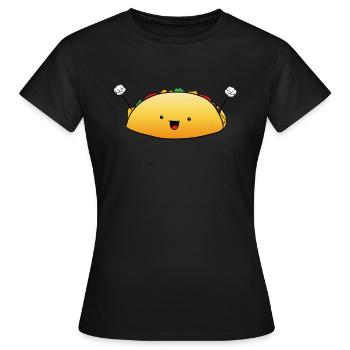 Taco - T-shirt Femme - noir - Devant - AI Model Female 172 dark (172cm)