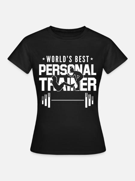 Trainer Fitnesstrainer Geschenkidee - Frauen T-Shirt - Schwarz