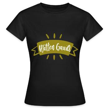 HUTS GAUDI GIFT IDEA - Women's T-Shirt - black - Front - AI Model Female 172 dark (172cm)