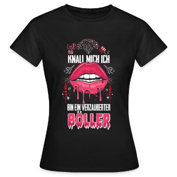 JE SUIS UN T-SHIRT ENVOÛTANT - T-shirt Femme - noir - Devant - AI Model Female 172 dark (172cm)