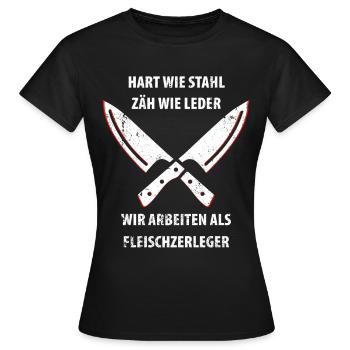 Boucher boucher boucher - T-shirt Femme - noir - Devant - AI Model Female 172 dark (172cm)