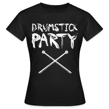 Drummer Drum Drum Drums - Women's T-Shirt - black - Front - AI Model Female 172 dark (172cm)