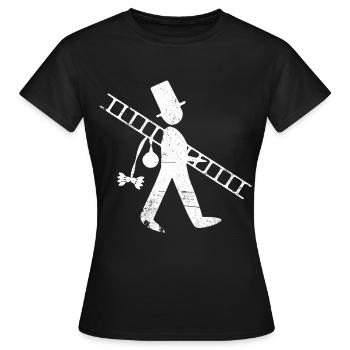 Chimney sweep chimney sweep - Women's T-Shirt - black - Front - AI Model Female 172 dark (172cm)