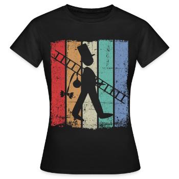 Chimney sweep chimney sweep - Women's T-Shirt - black - Front - AI Model Female 172 dark (172cm)