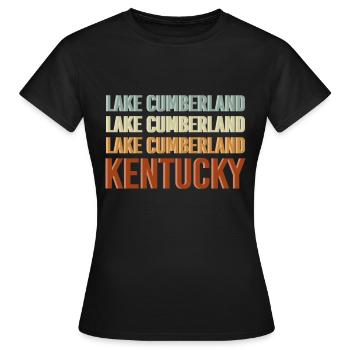 Kentucky Cumberland - Frauen T-Shirt - Schwarz - Vorne - AI Model Female 172 dark (172cm)