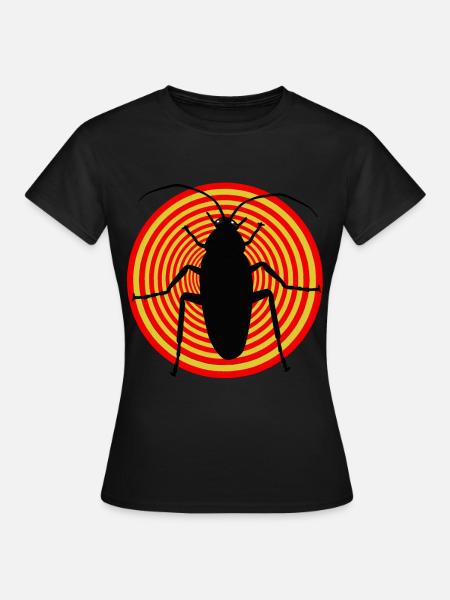 Insect insects cockroach vermin vermin disgust - Women's T-Shirt - black