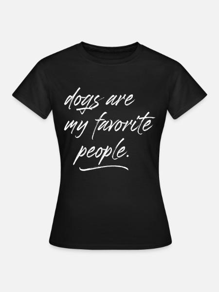 Hunde Design für Hundebesitzer die Welpen lieben. - Frauen T-Shirt - Schwarz