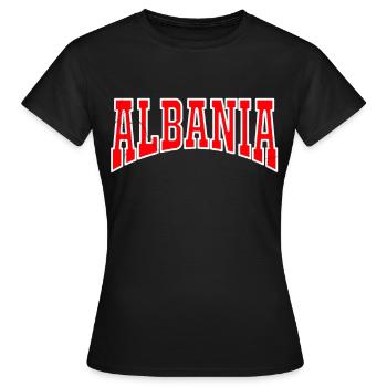 Albanien Kosovo albaner Balkan Geschenk Kosovare - Frauen T-Shirt - Schwarz - Vorne - AI Model Female 172 dark (172cm)