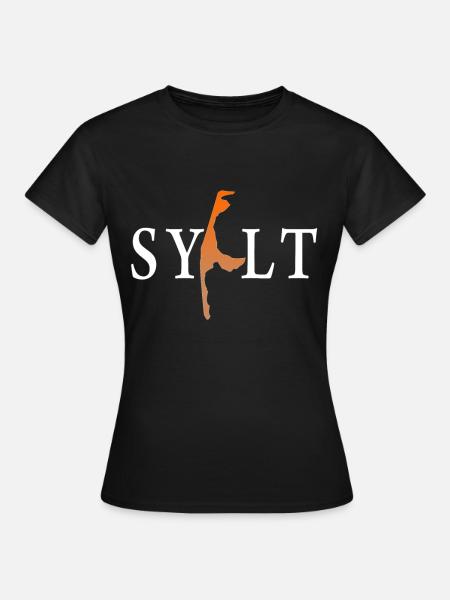 Sylt Westerland Urlaub geschenk - Frauen T-Shirt - Schwarz
