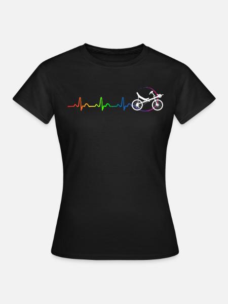 HOMOSEXUEL RECUMBENT - T-shirt Femme - noir