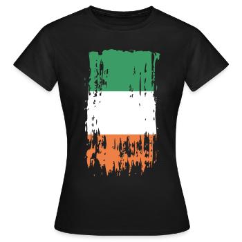 Irlande Irlande Irlande - T-shirt Femme - noir - Devant - AI Model Female 172 dark (172cm)