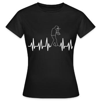 Beatbox - T-shirt Femme - noir - Devant - AI Model Female 172 dark (172cm)